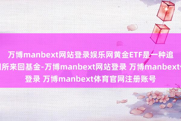 万博manbext网站登录娱乐网黄金ETF是一种追踪黄金价钱的来回所来回基金-万博manbext网站登录 万博manbext体育官网注册账号