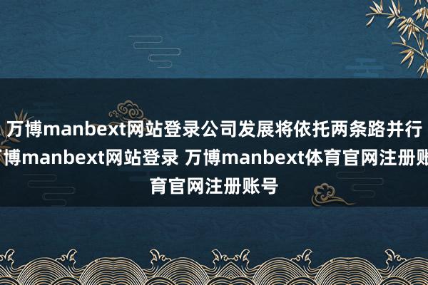 万博manbext网站登录公司发展将依托两条路并行-万博manbext网站登录 万博manbext体育官网注册账号