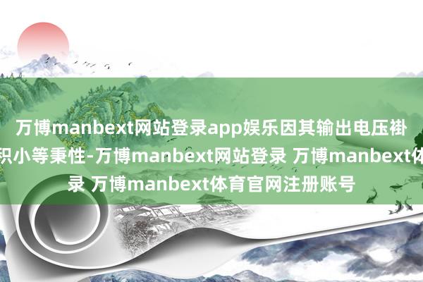 万博manbext网站登录app娱乐因其输出电压褂讪、效果高、体积小等秉性-万博manbext网站登录 万博manbext体育官网注册账号